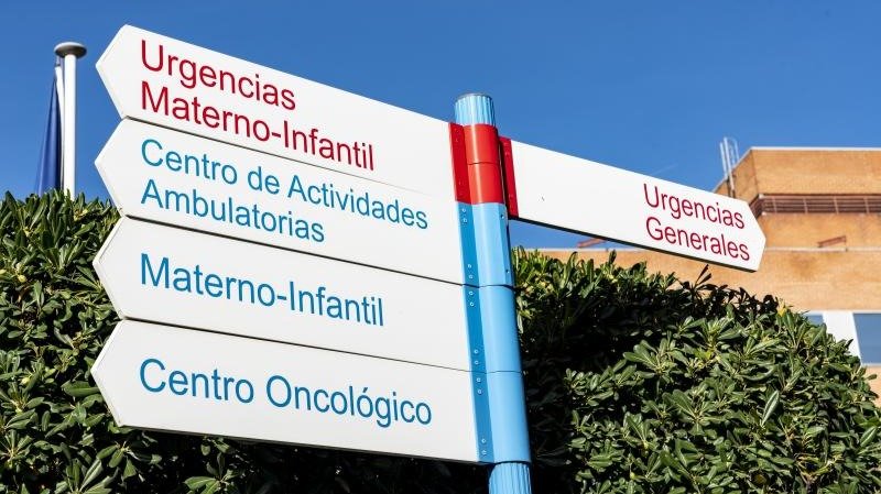Cartel de Urgencias hospitalarias - Foto de Jorge Villa/Servimedia