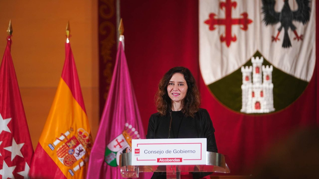 Isabel Díaz Ayuso, en rueda de prensa posterior al Consejo de Gobierno - Foto Comunidad de Madrid