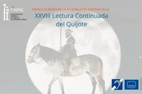 Cartel de la lectura continuada del Quijote de Fiapas - Foto de Fiapas